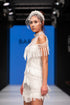 HALTER SLEEVE FRINGED MINI AFTER DRESS - Barrus London